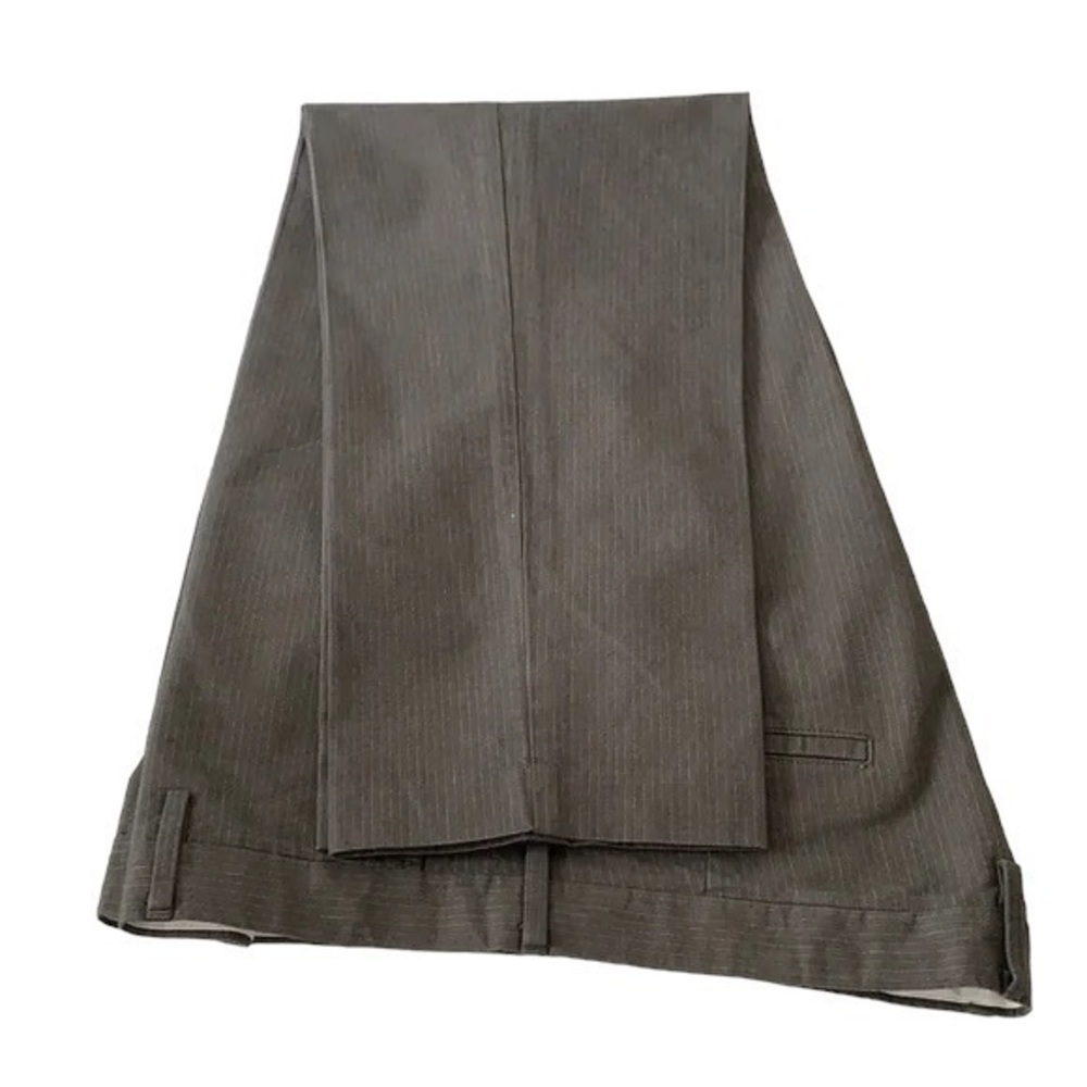 Dockers | Grey Pinstripe Dress Pants - 36x… - Picture 2 of 4